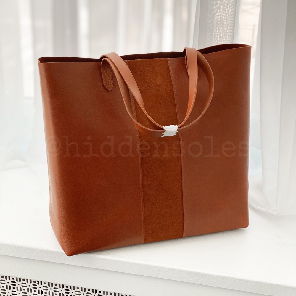 Madewell • {new} Suede Stripe Transport Tote